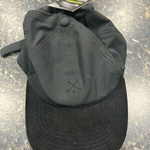Nike Black Sports Cap with Crossed Clubs